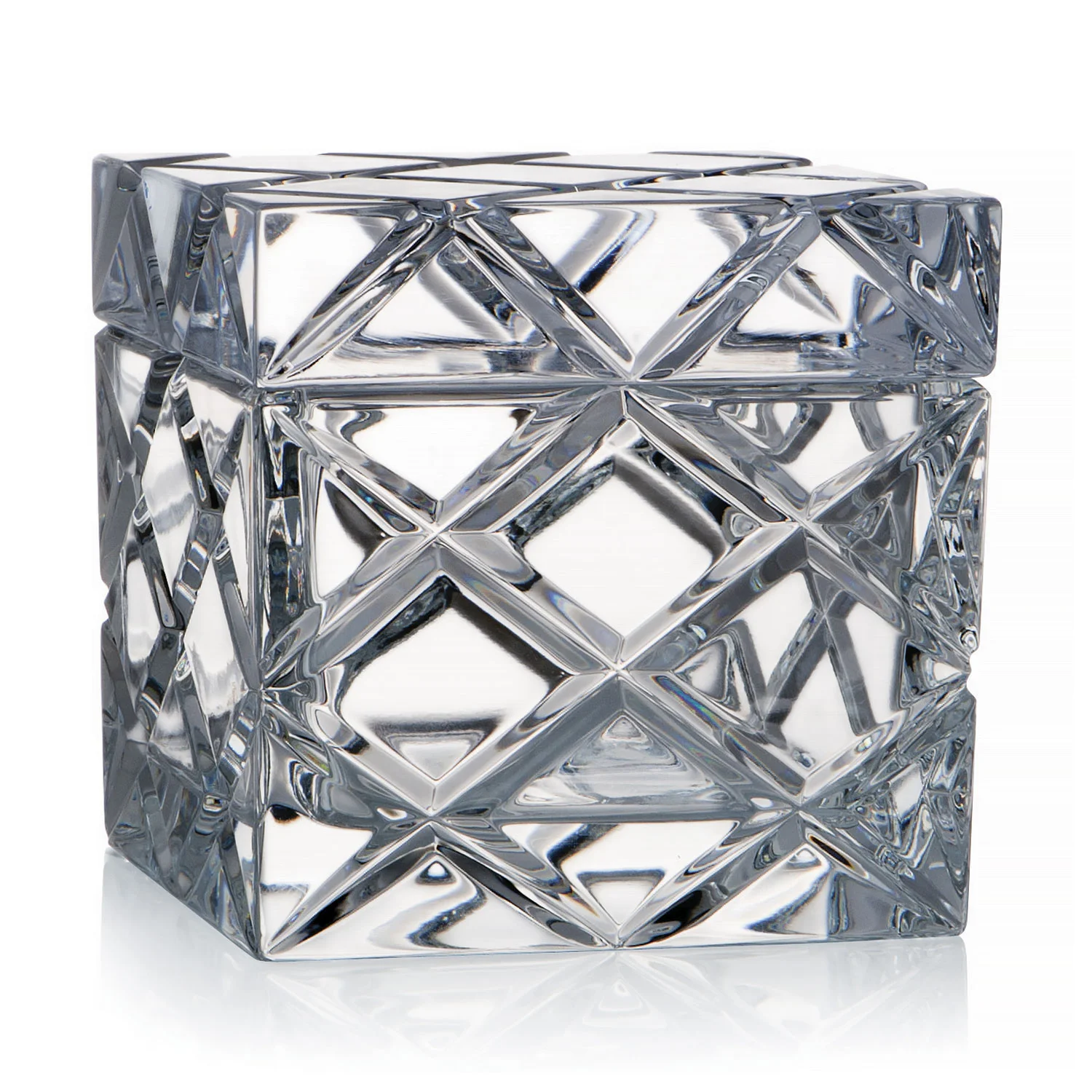 Rogaska Criss Cross Шкатулка 10 см